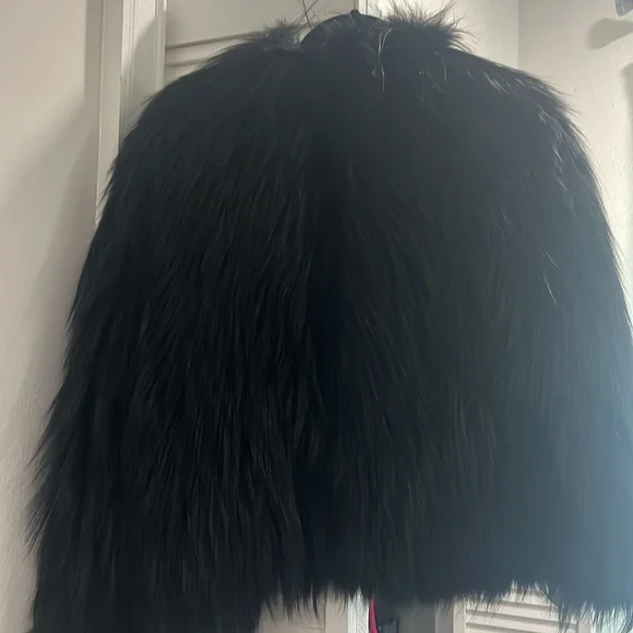 Fox fur coat theory never worn!